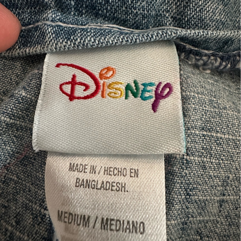 Disney Rainbow Logo on Denim